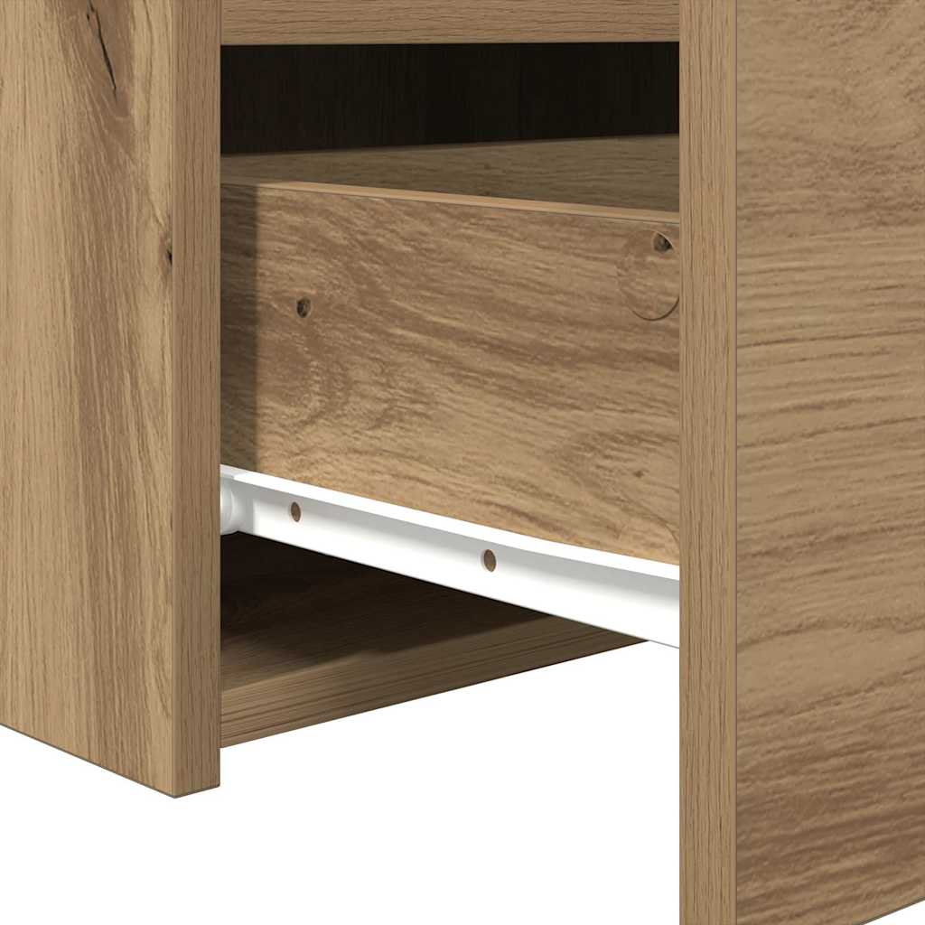Bedside Cabinet 2 pcs Artisan Oak 50 x 40 x 45 cm