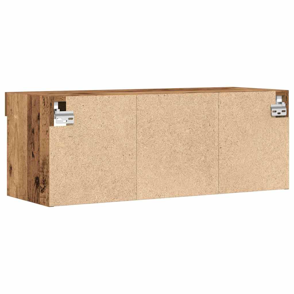 TV Cabinet Set 80 x 30 x 30 cm Old wood Engineered Wood