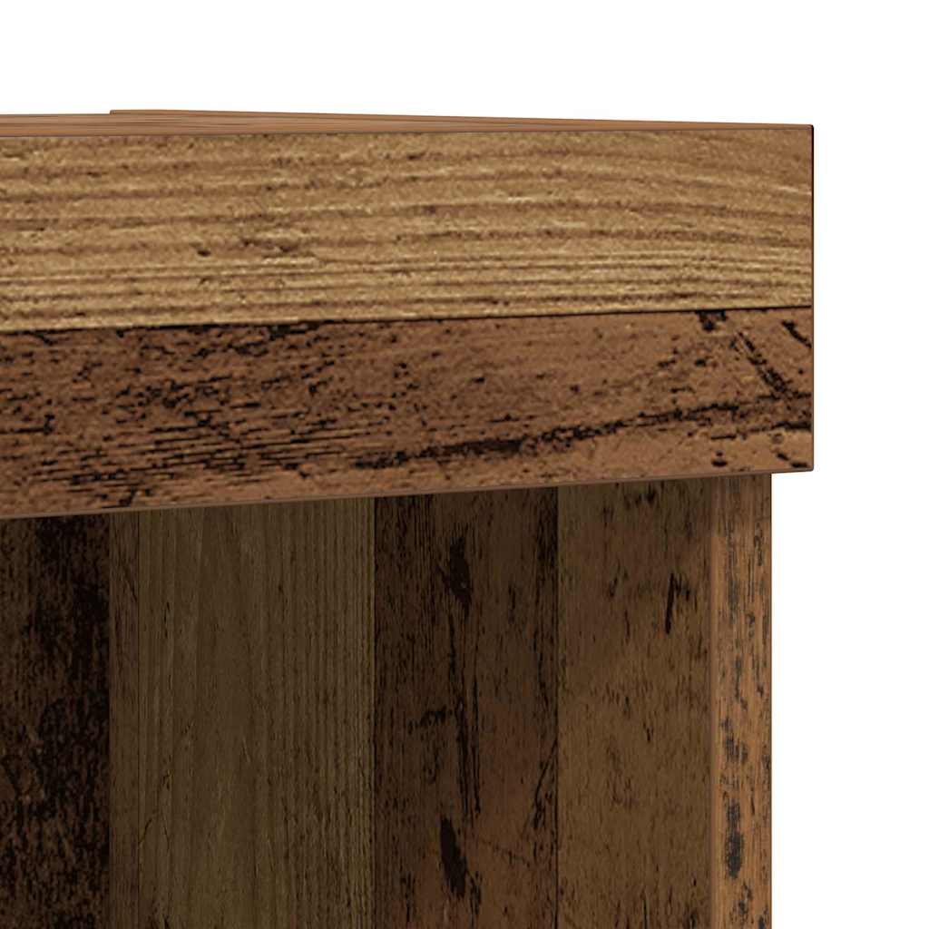 TV Cabinet Set 2 pcs Old wood Engineered Wood
