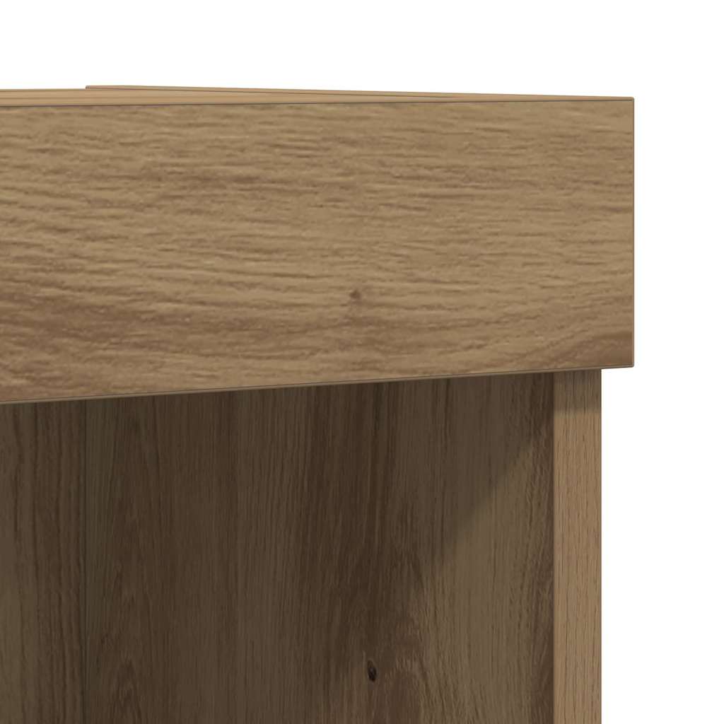 TV Cabinet Set 2 pcs Artisan Oak Engineered Wood
