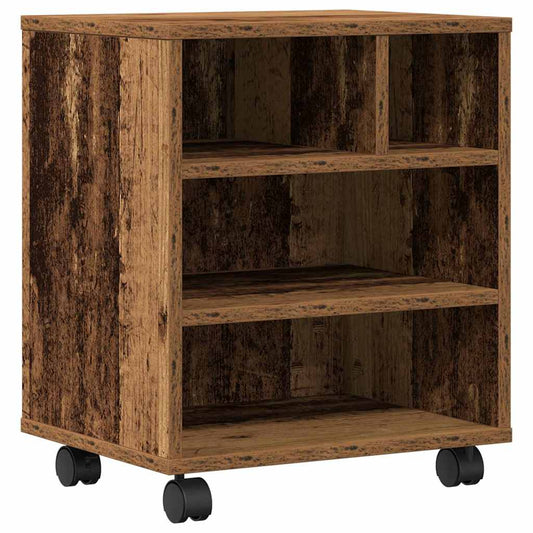 Printer Stand Old Wood 41 x 32 x 48 cm Engineered Wood