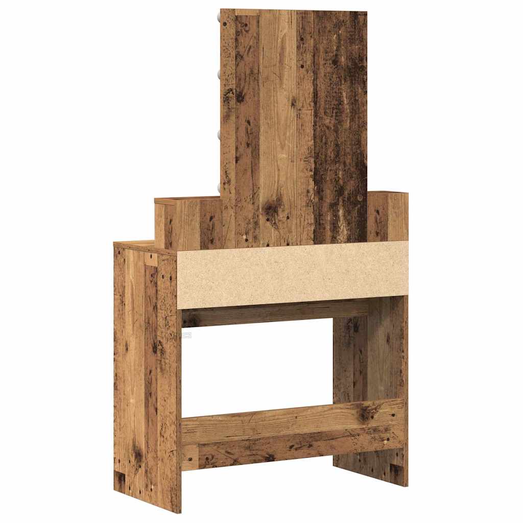 Dressing Table Old Wood 80 x 41 x 144.5 cm Engineered wood