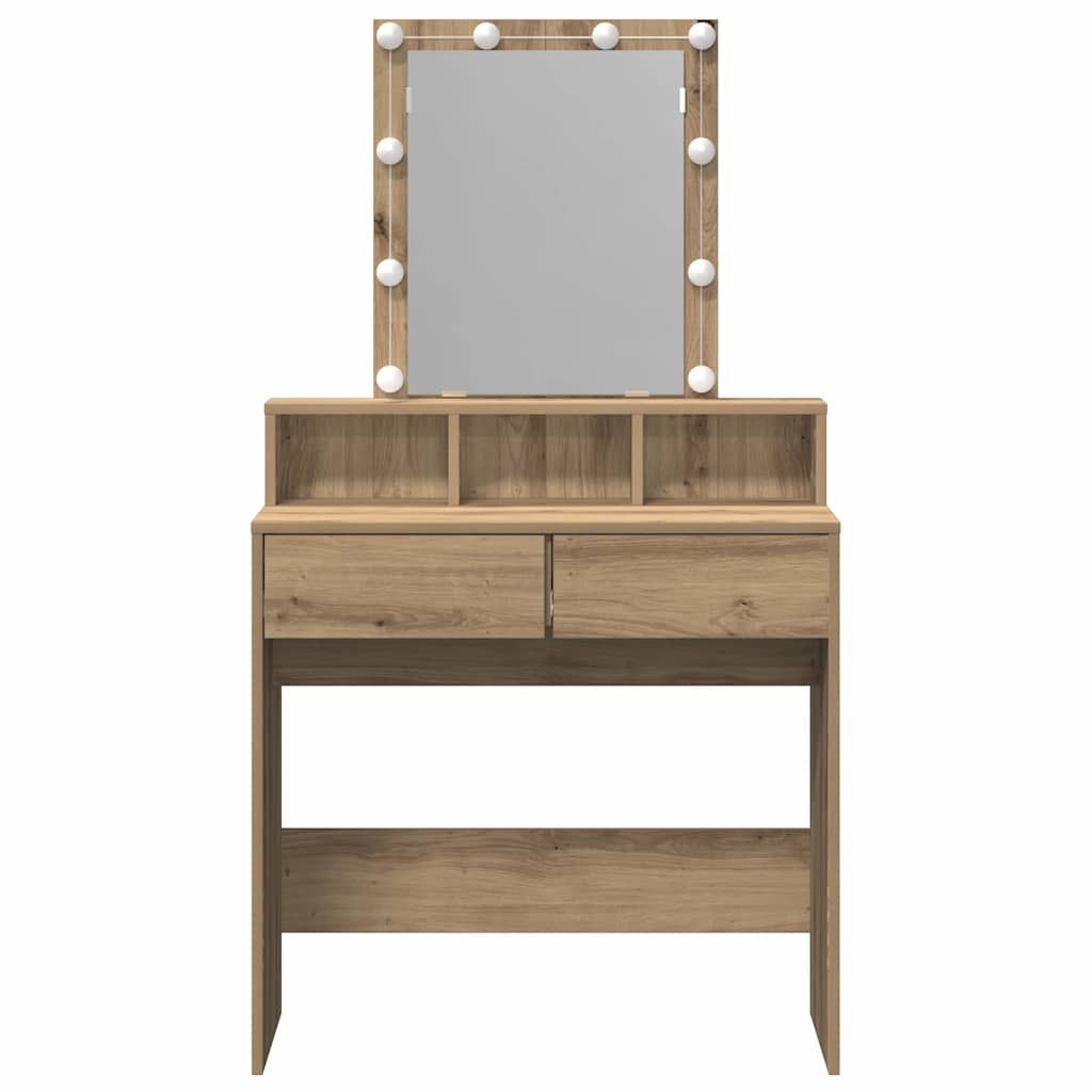 Dressing Table Artisan oak 80 x 41 x 144.5 cm Engineered wood