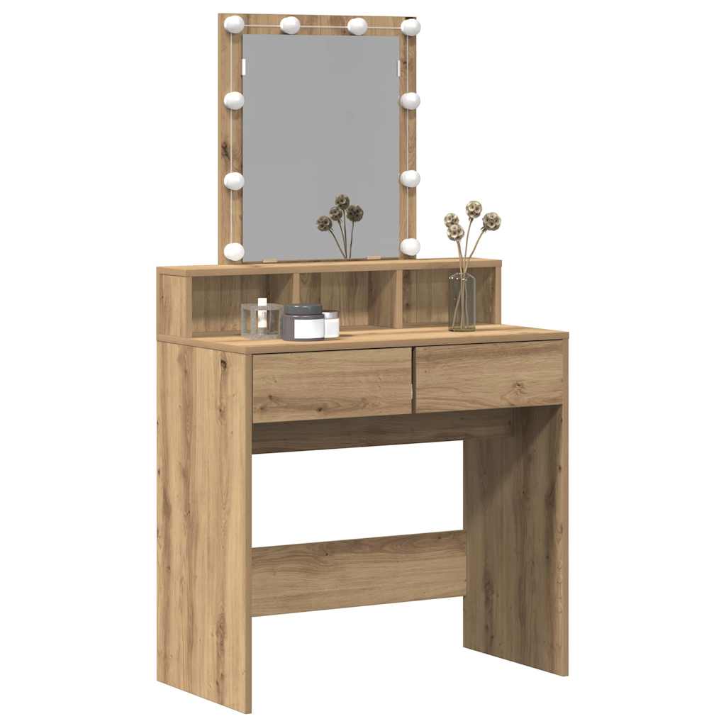 Dressing Table Artisan oak 80 x 41 x 144.5 cm Engineered wood