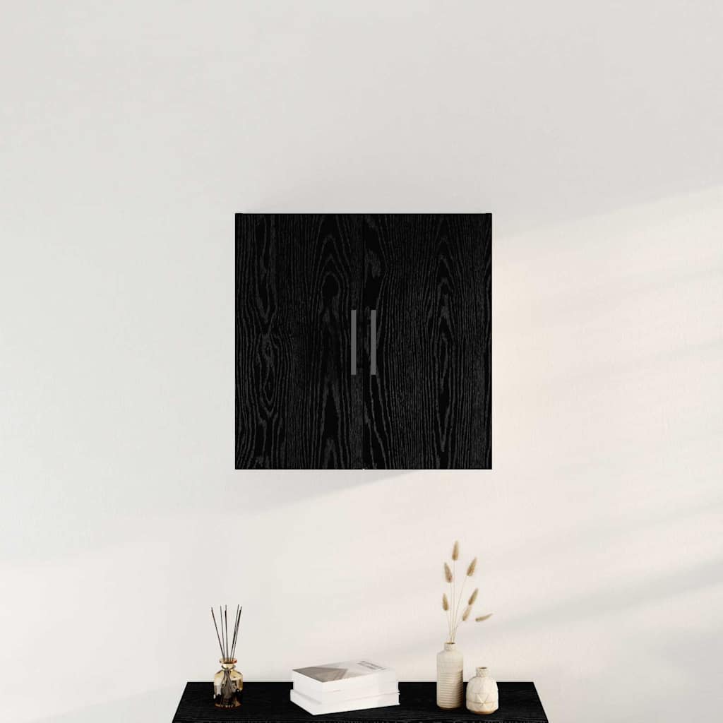 Wall Cabinet Black oak 60 x 31 x 60 cm Engineered Wood