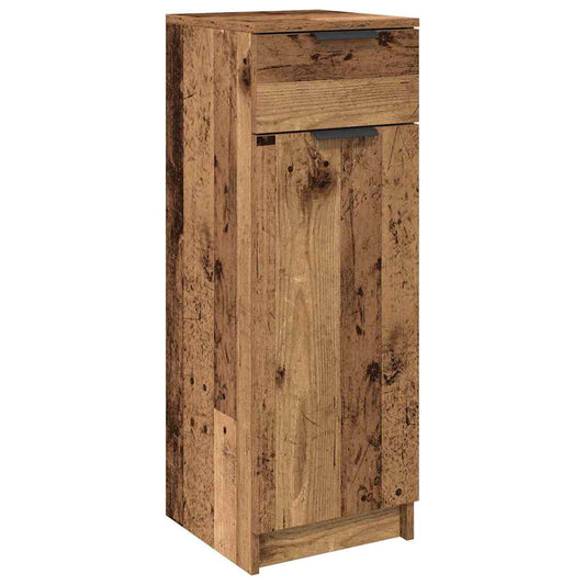 Bathroom Cabinet Old wood 32 x 34 x 90 cm Engineered wood