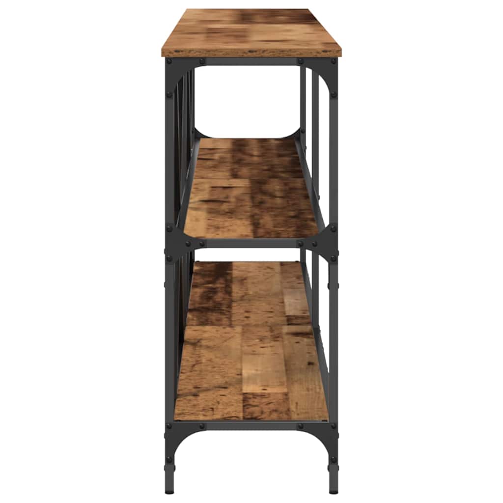 Console Table with Shelf Other Old Wood 200 x 30 x 75 cm