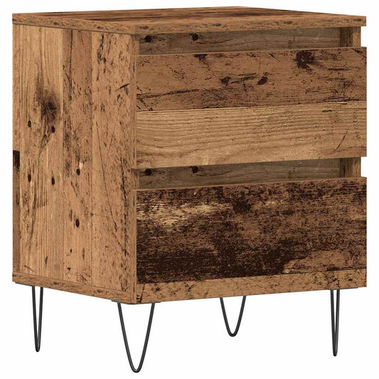 Bedside Cabinet Old wood 40 x 35 x 50 cm Engineered Wood