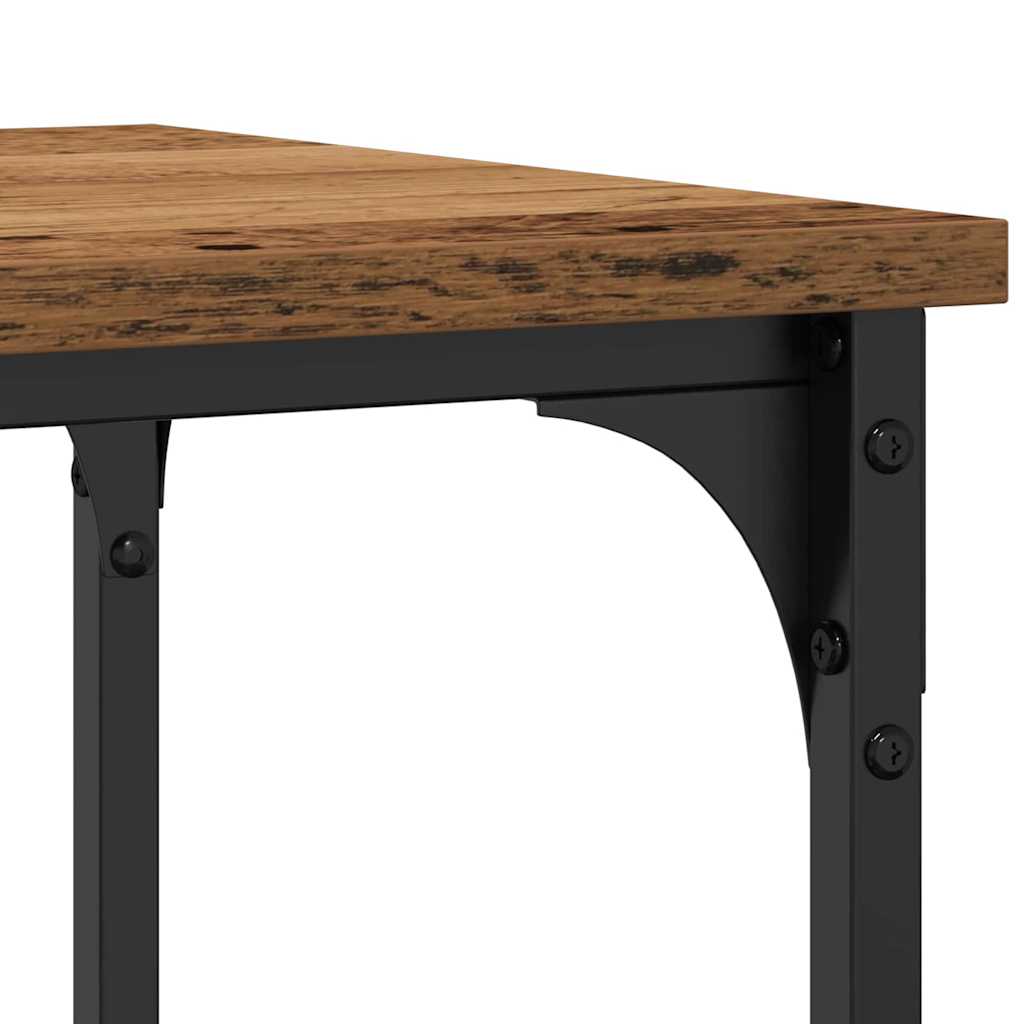 Console Table with Shelf with Storage Old wood 100 x 35 x 75 cm