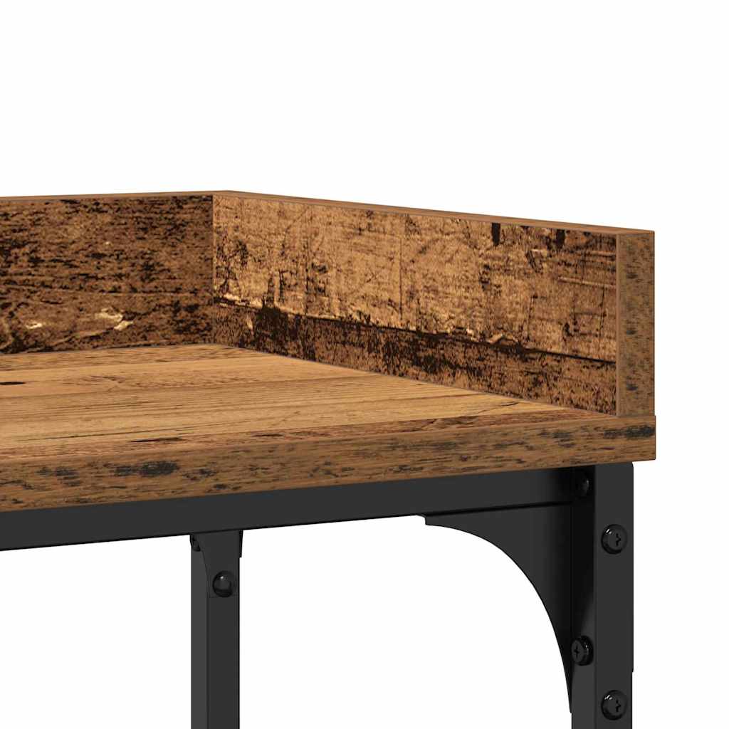Console Table with Shelf with Storage Old wood 100 x 30 x 80 cm