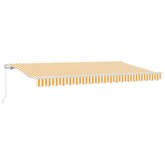 Retractable Awning Yellow 400 x 200 cm Fabric