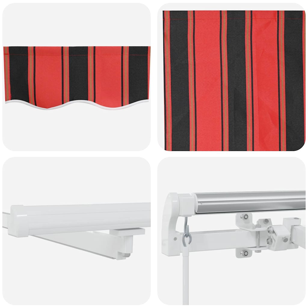 Retractable Awning Orange and brown 600 x 300 cm