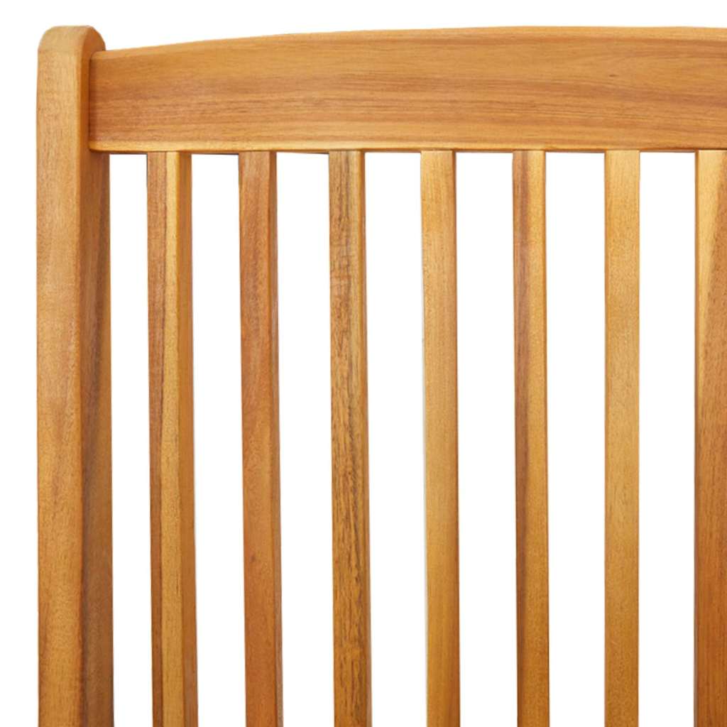 Garden Bistro Set 3 pcs Brown Solid Acacia Wood