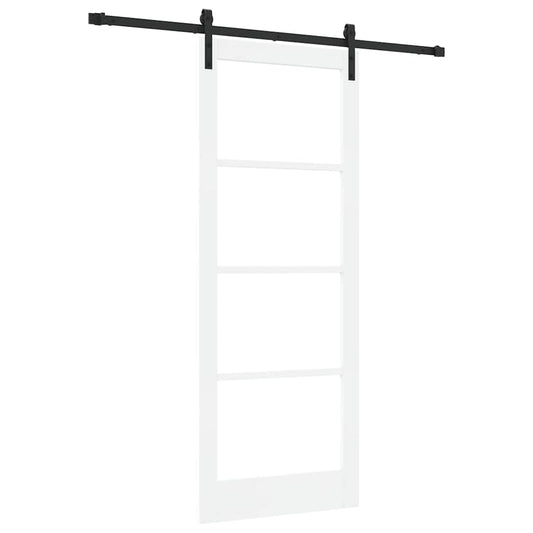 Sliding Door ORKDAL White and Black 83 x 211 cm