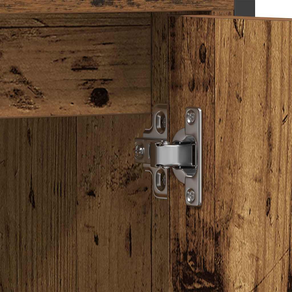 Bathroom Furniture Set 3 pcs Brown Engineered wood