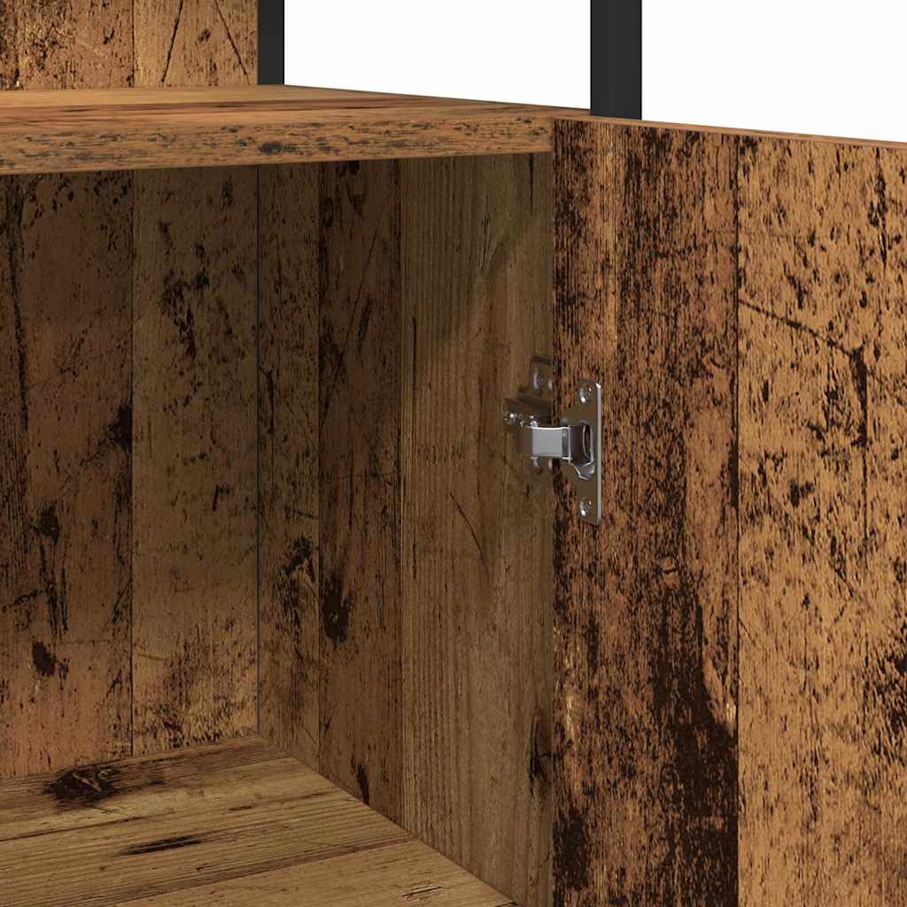 Bathroom Furniture Set 4 pcs Brown Engineered wood