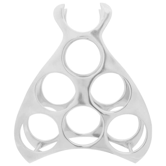 Wine Rack Aluminium Silver
