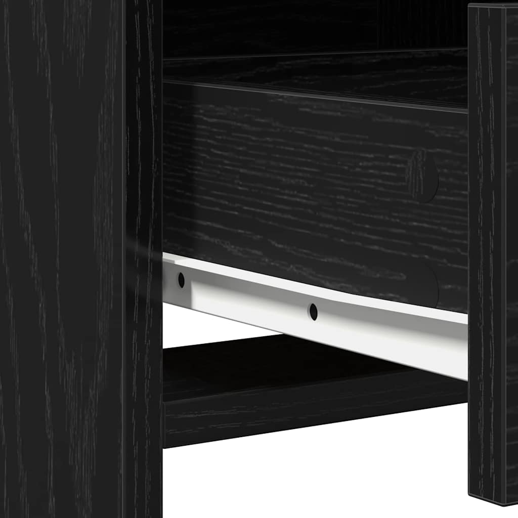 Highboard Black oak 40 x 41 x 135 cm Engineered Wood