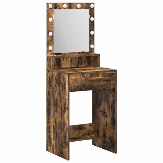 Dressing Table Smoked Oak 50 x 41 x 135 cm Engineered Wood