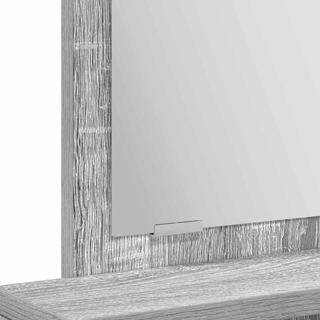 Dressing Table Grey sonoma 50 x 41 x 140 cm Engineered wood