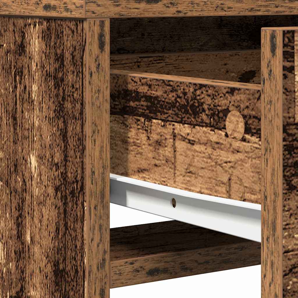 Dressing Table Old Wood 50 x 41 x 140 cm Engineered Wood