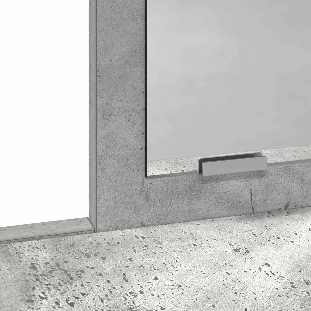 Dressing Table Concrete grey 79 x 41 x 140 cm Engineered wood