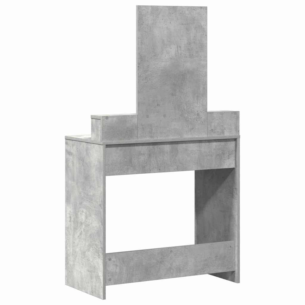 Dressing Table Concrete grey 79 x 41 x 140 cm Engineered wood