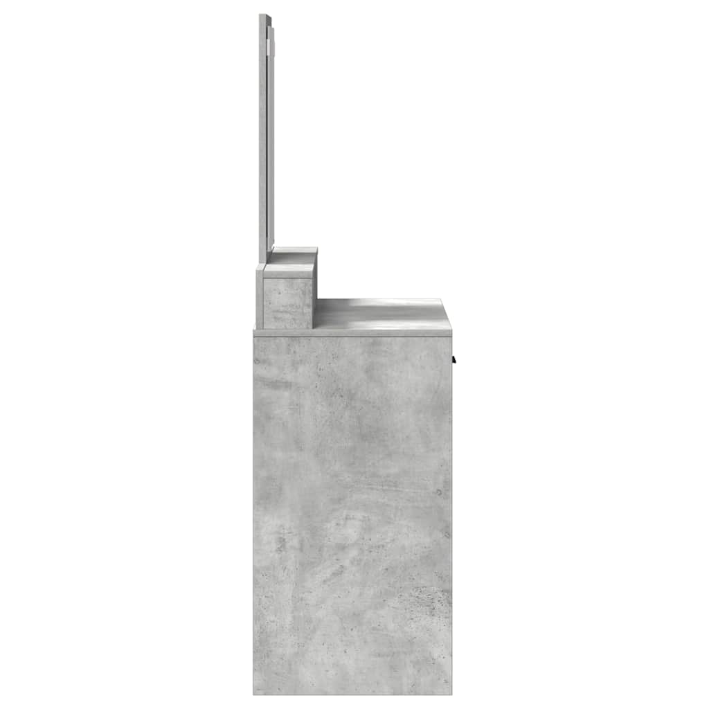 Dressing Table Concrete grey 79 x 41 x 140 cm Engineered wood