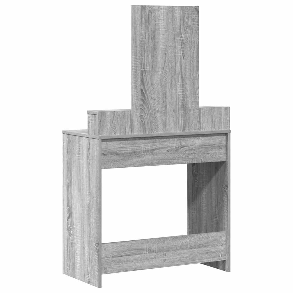 Dressing Table Grey Sonoma 79 x 41 x 140 cm Engineered wood