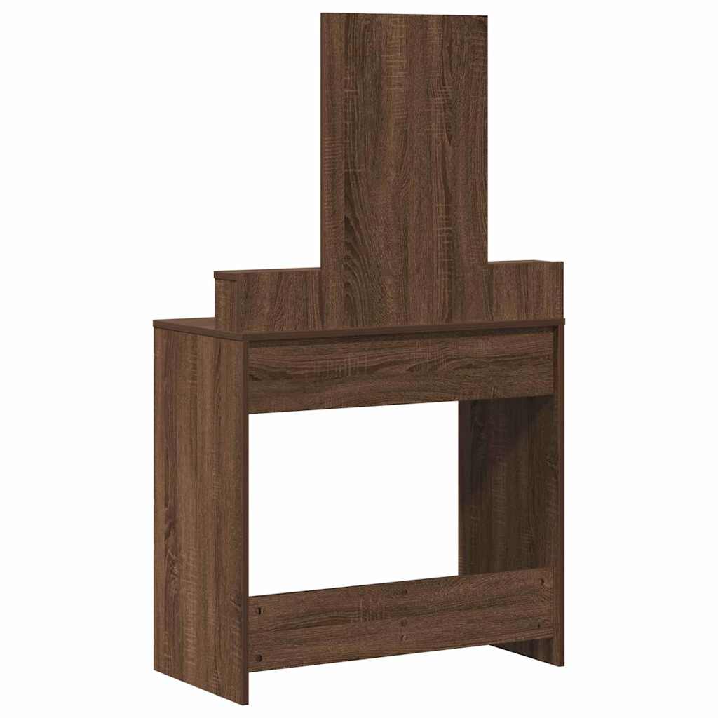 Dressing Table Brown Oak 79 x 41 x 140 cm Engineered wood