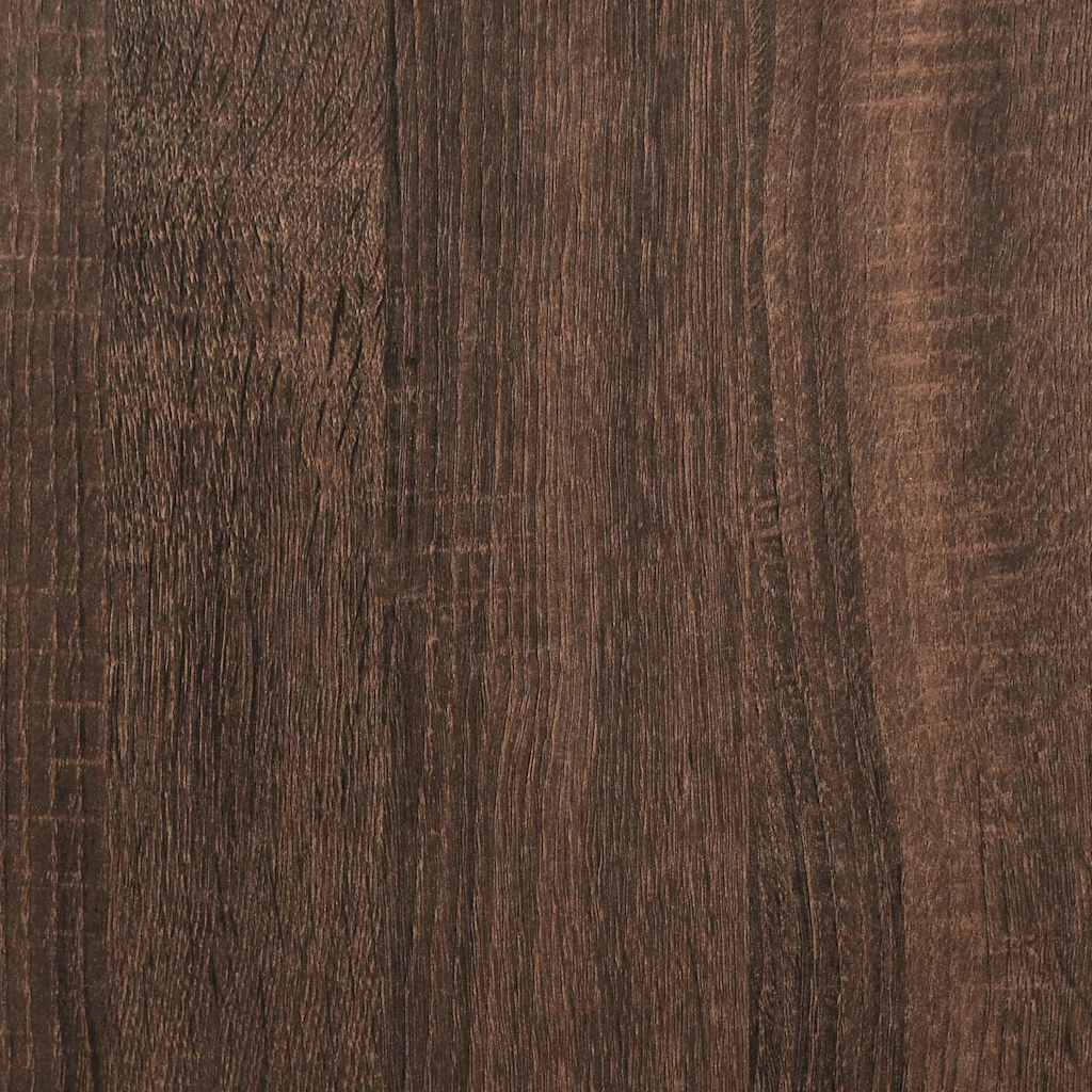 Dressing Table Brown Oak 79 x 41 x 140 cm Engineered wood