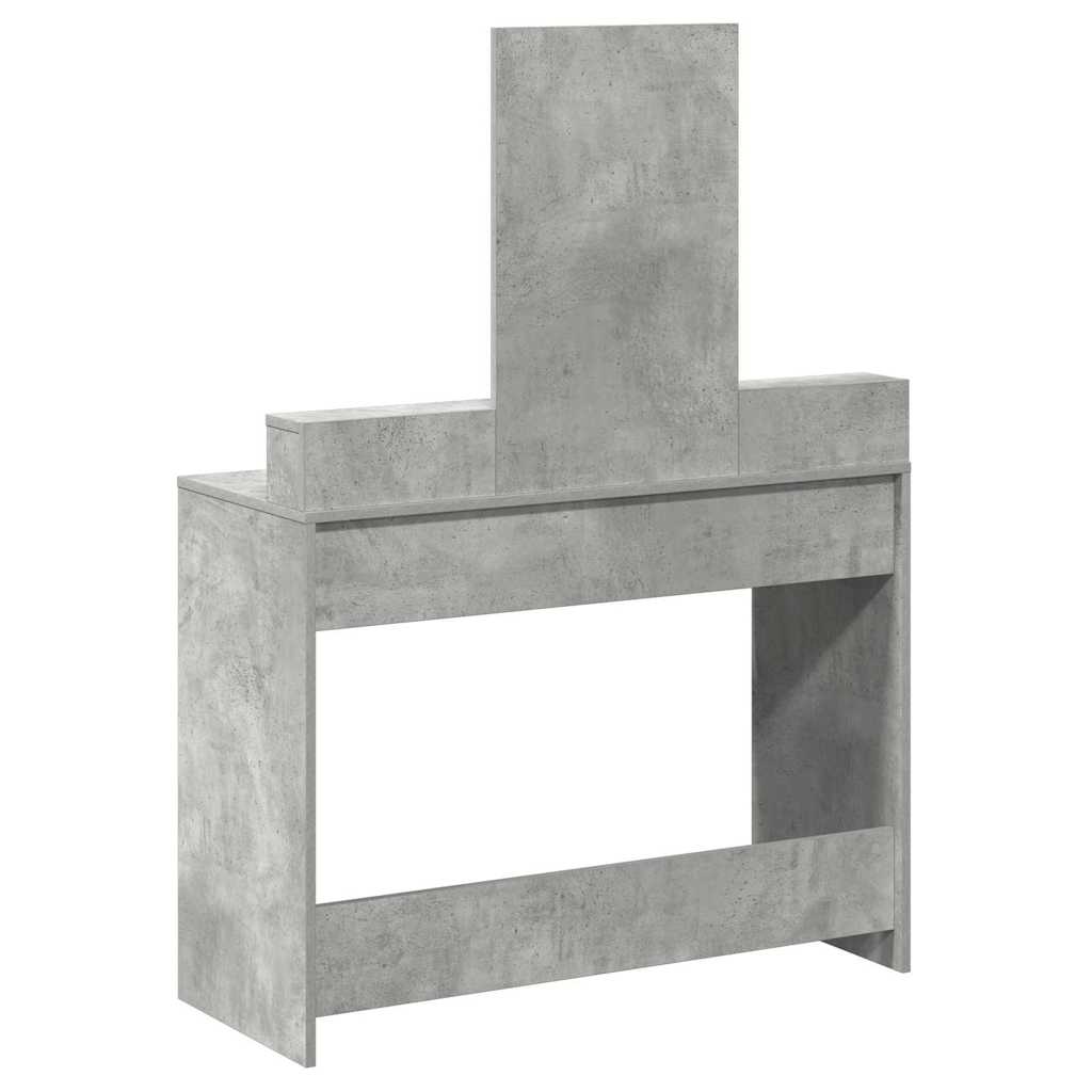Dressing Table Concrete grey 100 x 41 x 140 cm Engineered wood