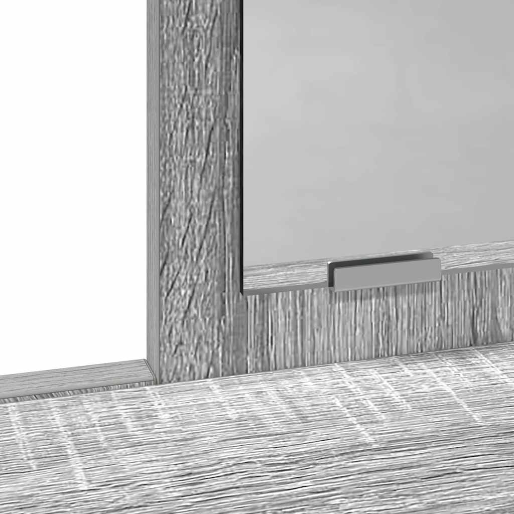 Dressing Table Grey Sonoma 100 x 41 x 140 cm Engineered wood