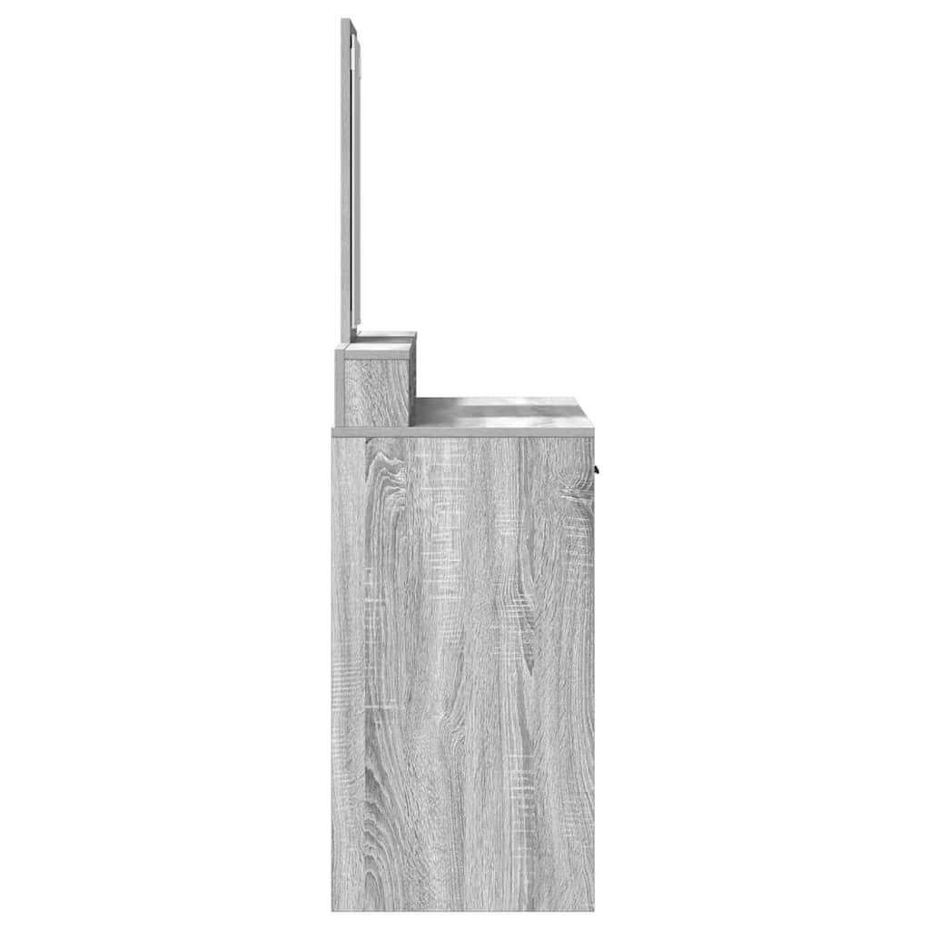 Dressing Table Grey Sonoma 100 x 41 x 140 cm Engineered wood
