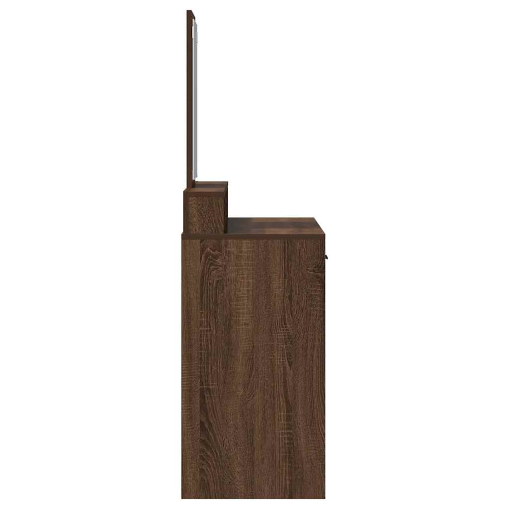 Dressing Table Brown oak 100 x 41 x 140 cm Engineered wood
