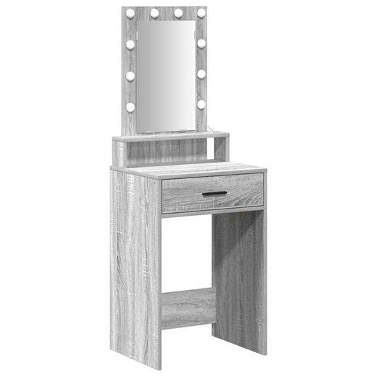 Dressing Table Grey 50 x 41 x 140 cm Engineered Wood