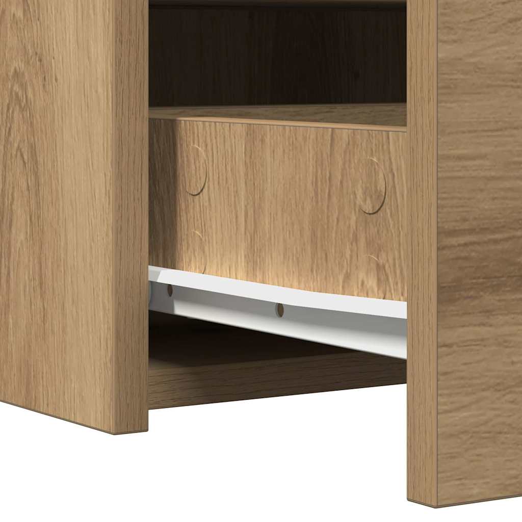 Dressing Table Brown 60 x 40 x 70 cm Engineered Wood