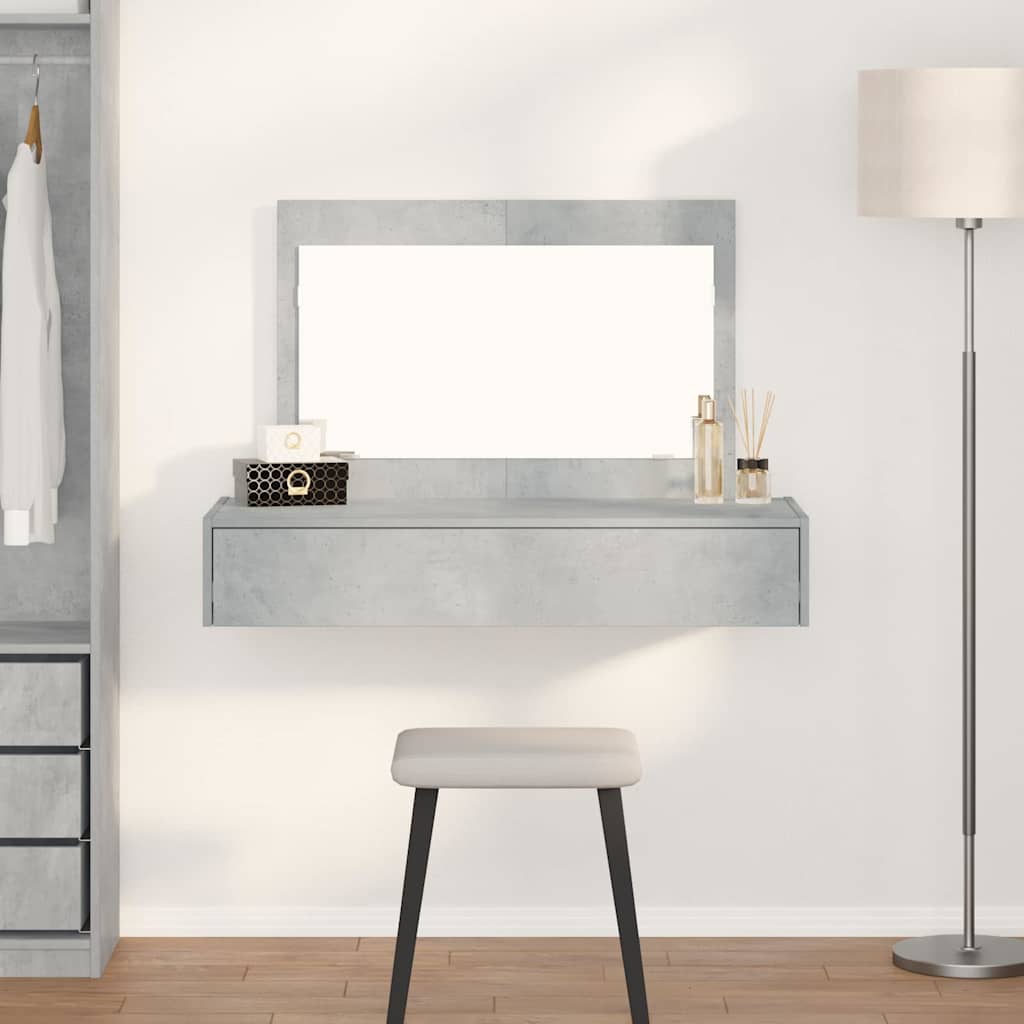 Dressing Table Grey 100 x 40 x 70 cm Engineered wood
