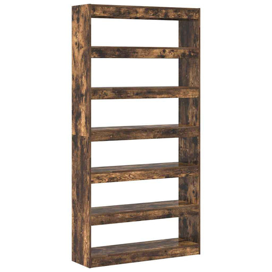 Book Cabinet 6-Tier 100 x 30 x 198 cm Engineered Wood