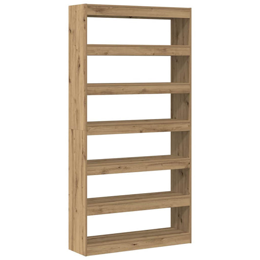Book Cabinet 6-Tier 100 x 30 x 198 cm Engineered Wood