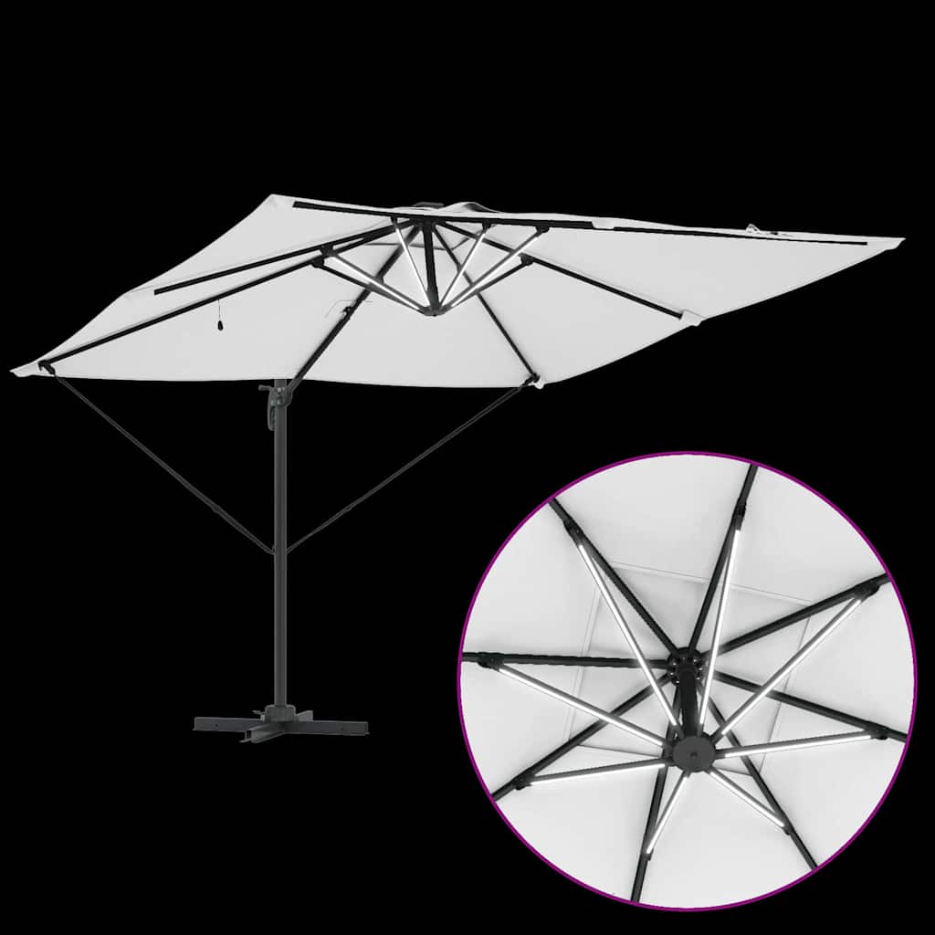 Umbrella Sand 286 x 284 x 270 cm Aluminium and Polyester