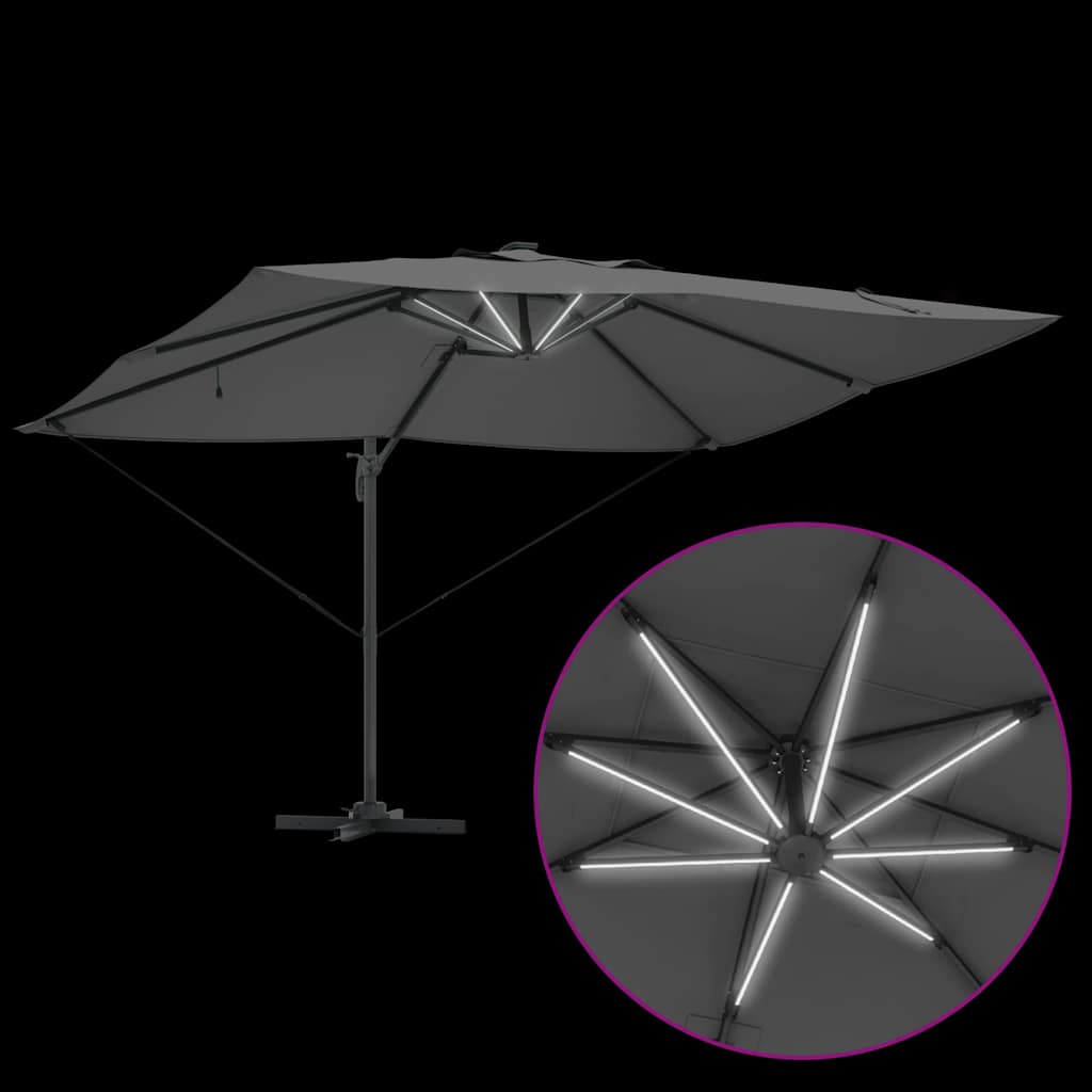 Umbrella 352 x 251 x 265 cm Polyester and Aluminium Anthracite