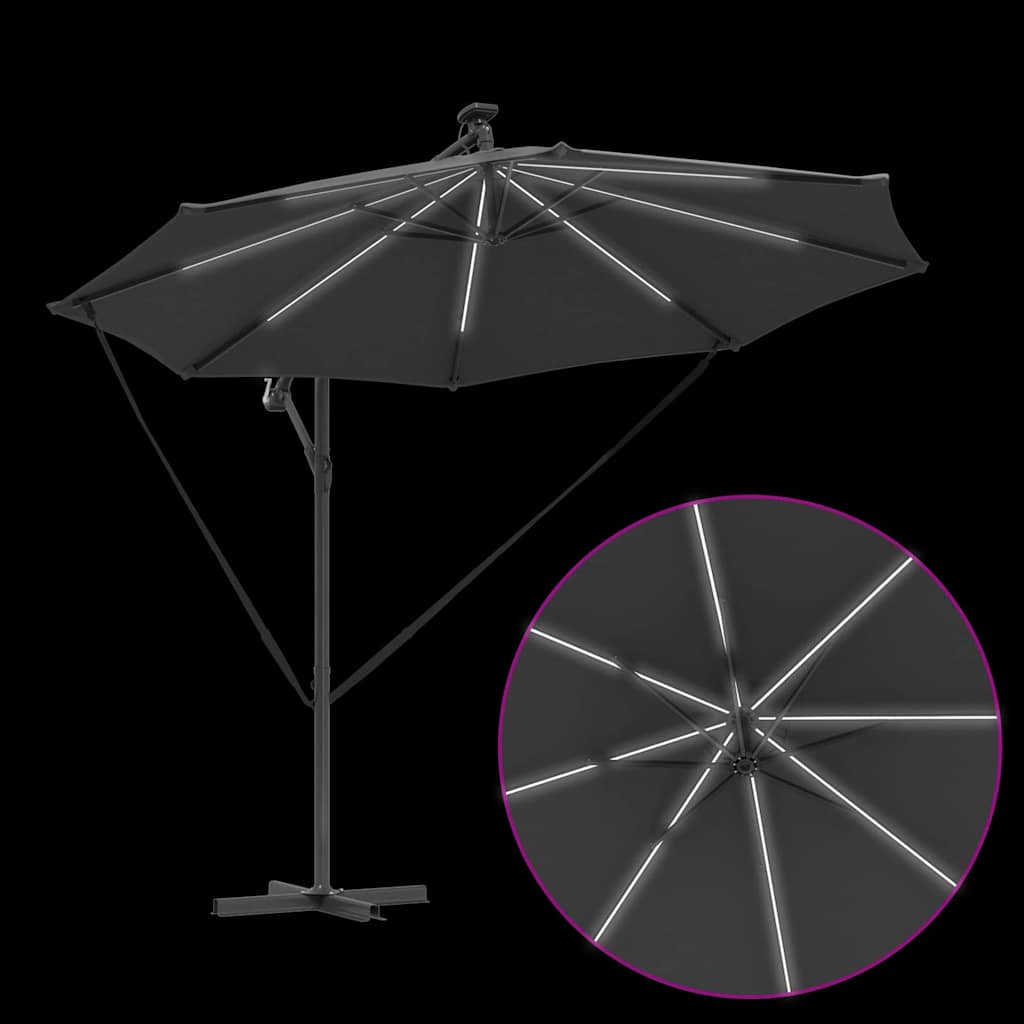 Umbrella 294 x 294 x 248 cm Polyester and Aluminium Anthracite