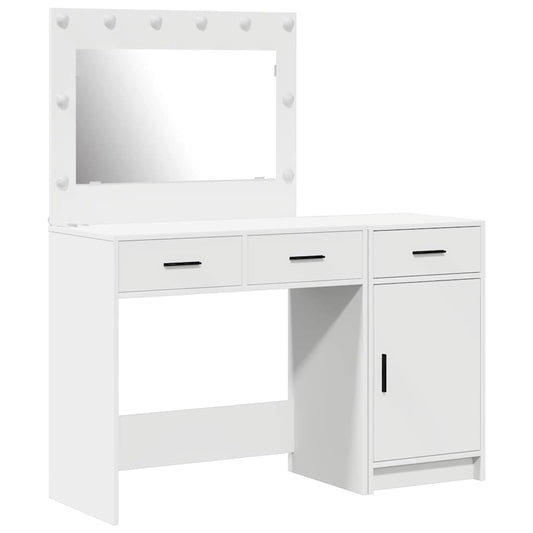 Dressing Table 2 pcs White 40 x 41 x 75 cm Engineered Wood