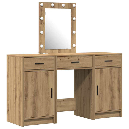 Dressing Table Brown 50 x 41 x 135 cm Engineered Wood