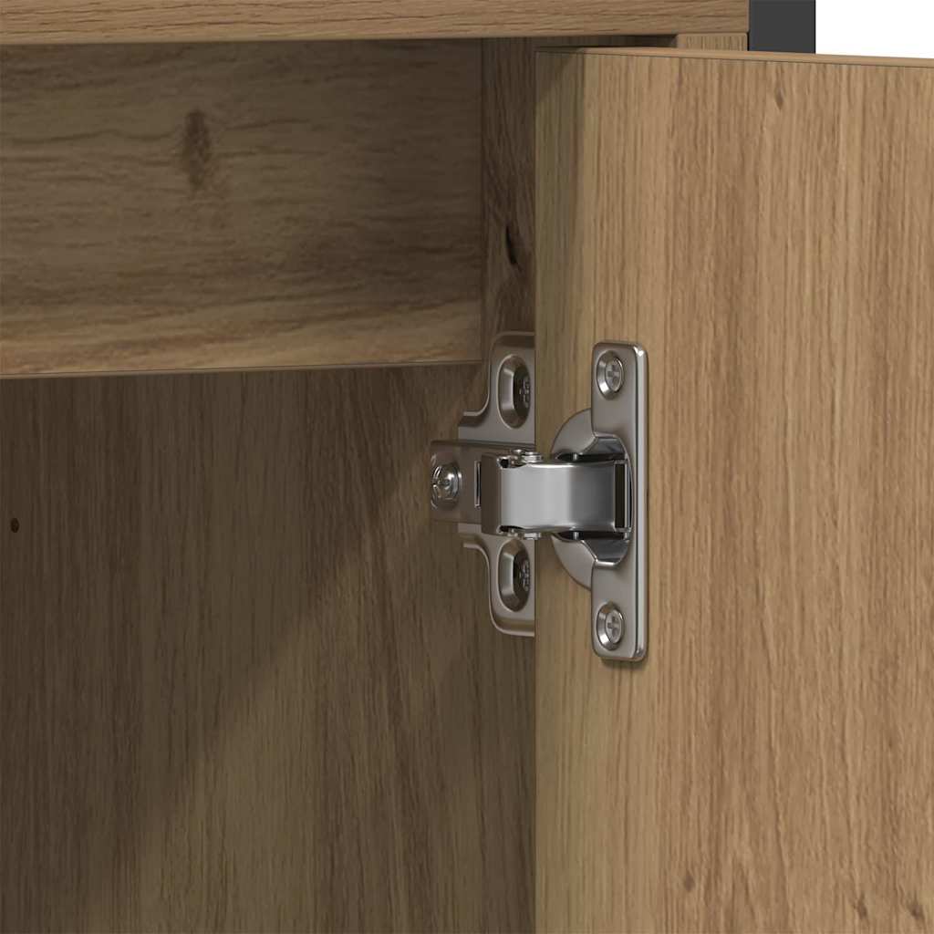 Bathroom Furniture Set 2 pcs Brown Engineered wood