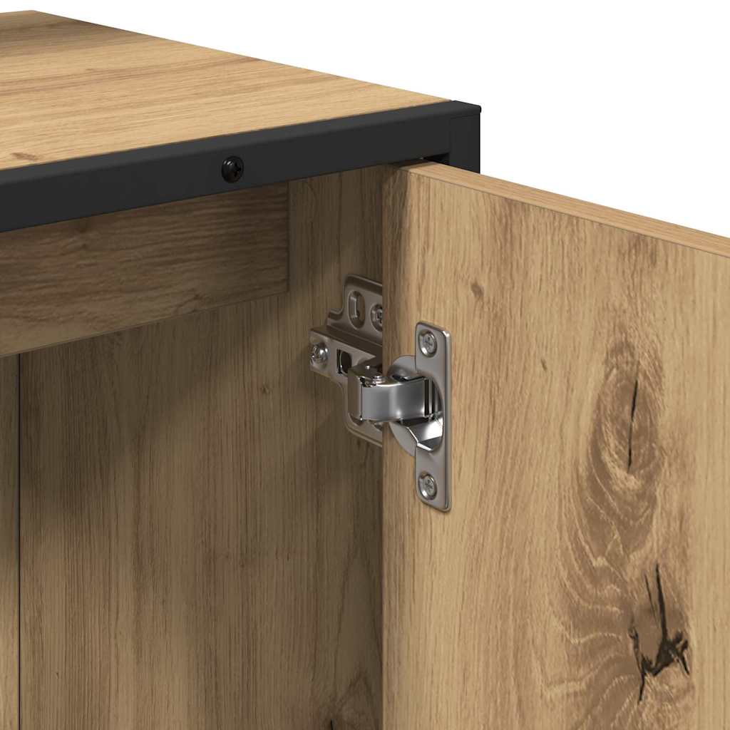 Bathroom Furniture Set 2 pcs Brown Engineered wood