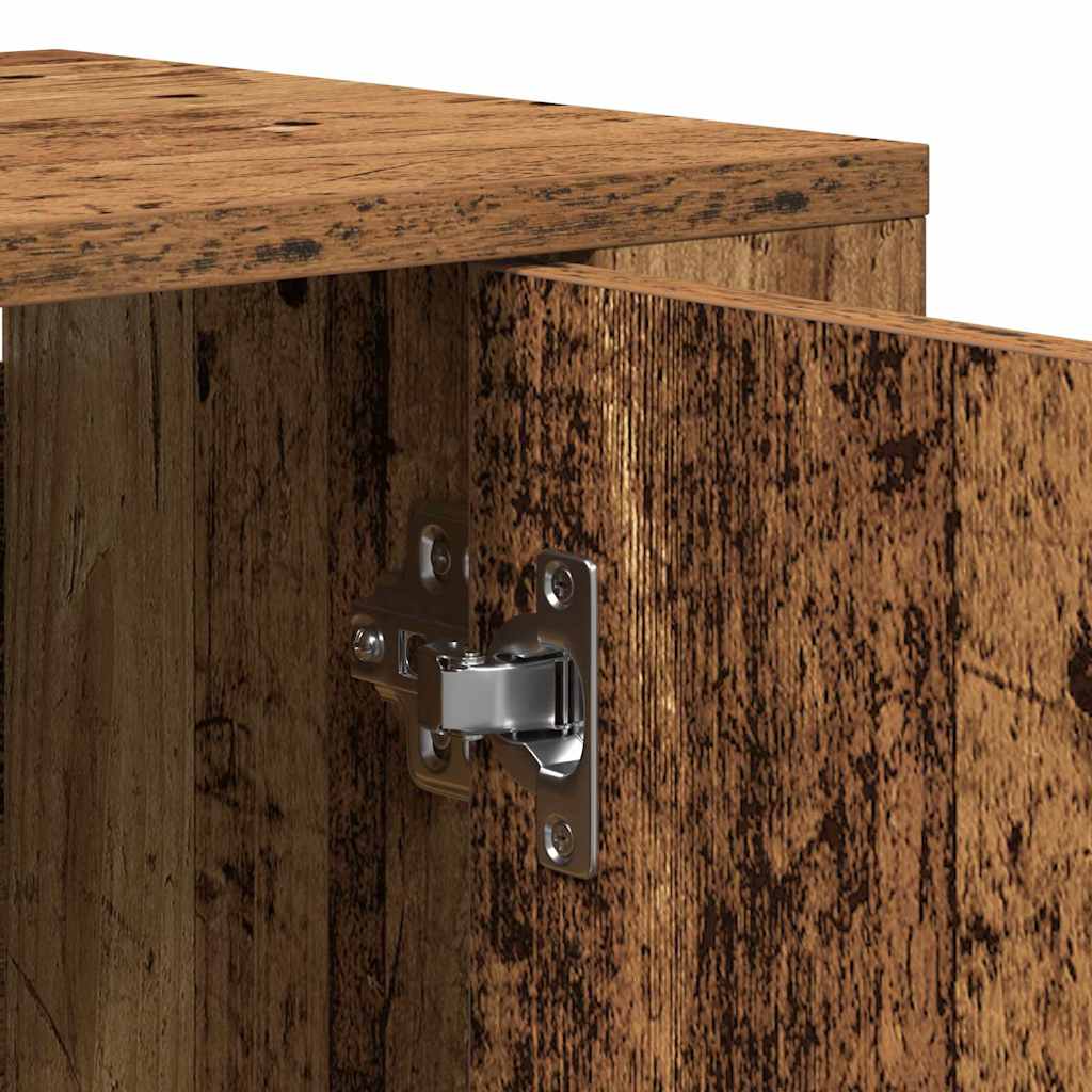 Highboard Old wood 80 x 33 x 150 cm Engineered Wood