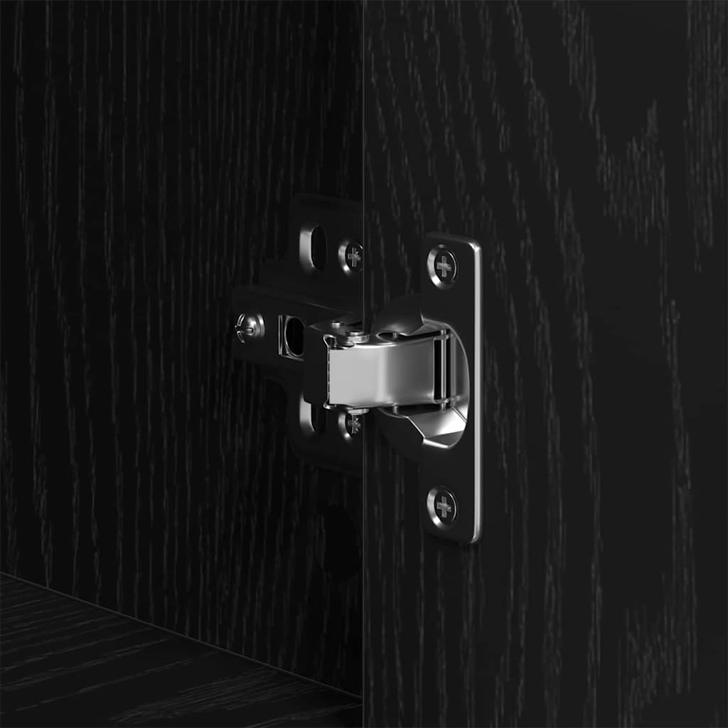 Black oak 80 x 33 x 150 cm