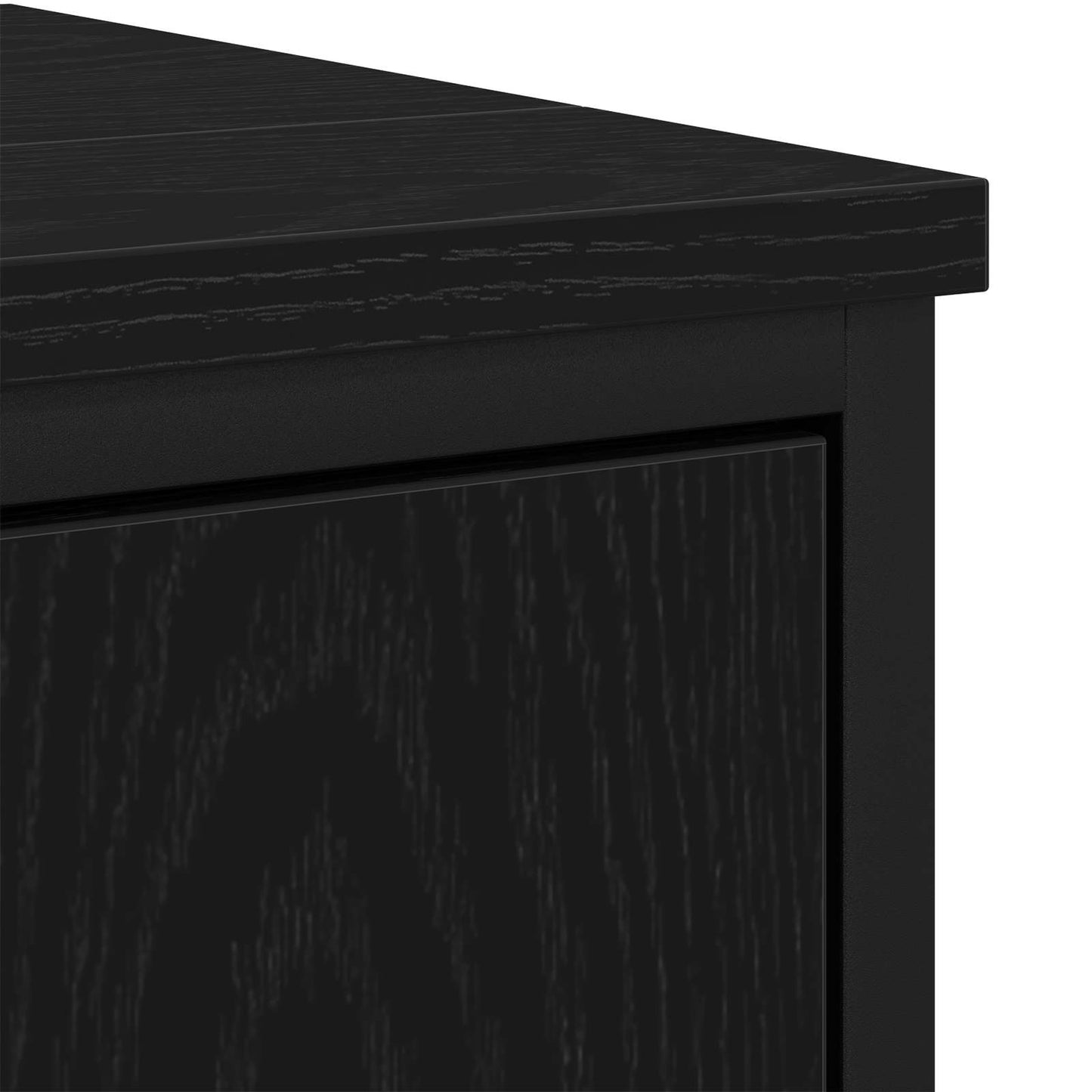Bathroom Furniture Set 3 pcs Black Engineered wood